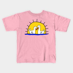 swan couple Kids T-Shirt